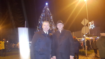 Jarmark Bożonarodzeniowy i rozświetlenie choinki miejskiej, Łobżenica 14 grudnia 2019 r.