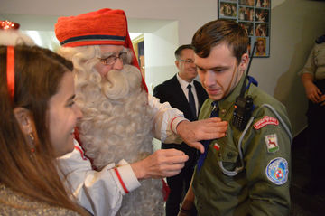 Św. Mikołaj z Rovaniemi w Pile, 9 grudnia 2019 r.