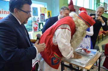 Św. Mikołaj z Rovaniemi w Krajence, 9 grudnia 2019 r.