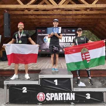Marcin Ćwirzeń - srebrny medal Mistrzostw Europy Centralnej Spartan Race